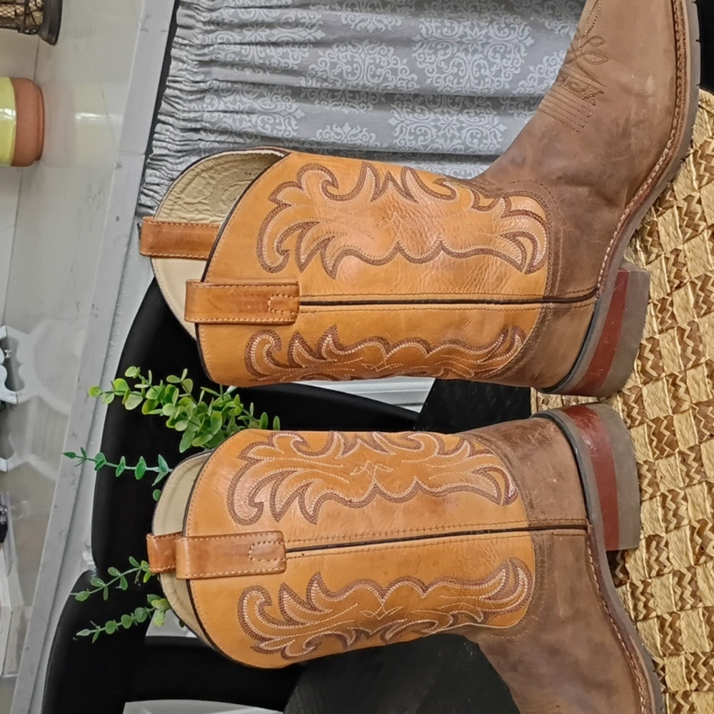 DAN POST WESTERN BOOTS OIL RESISTANT FOR MEN'S - Picture 4 of 13